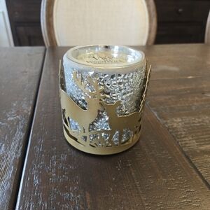 Vanilla Candle with Christmas / Winter Holder